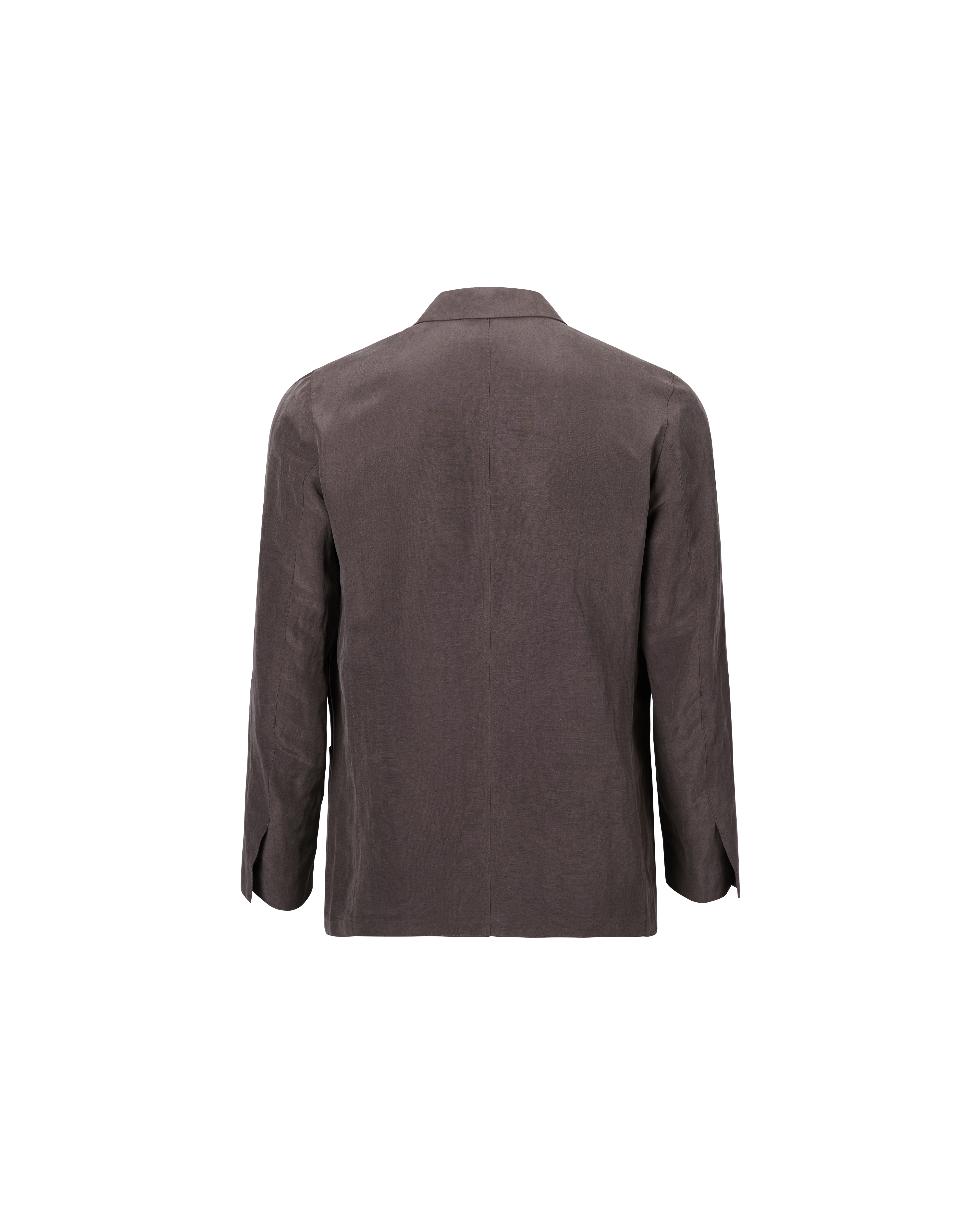 Slack Jacket - Chocolate Silk Linen
