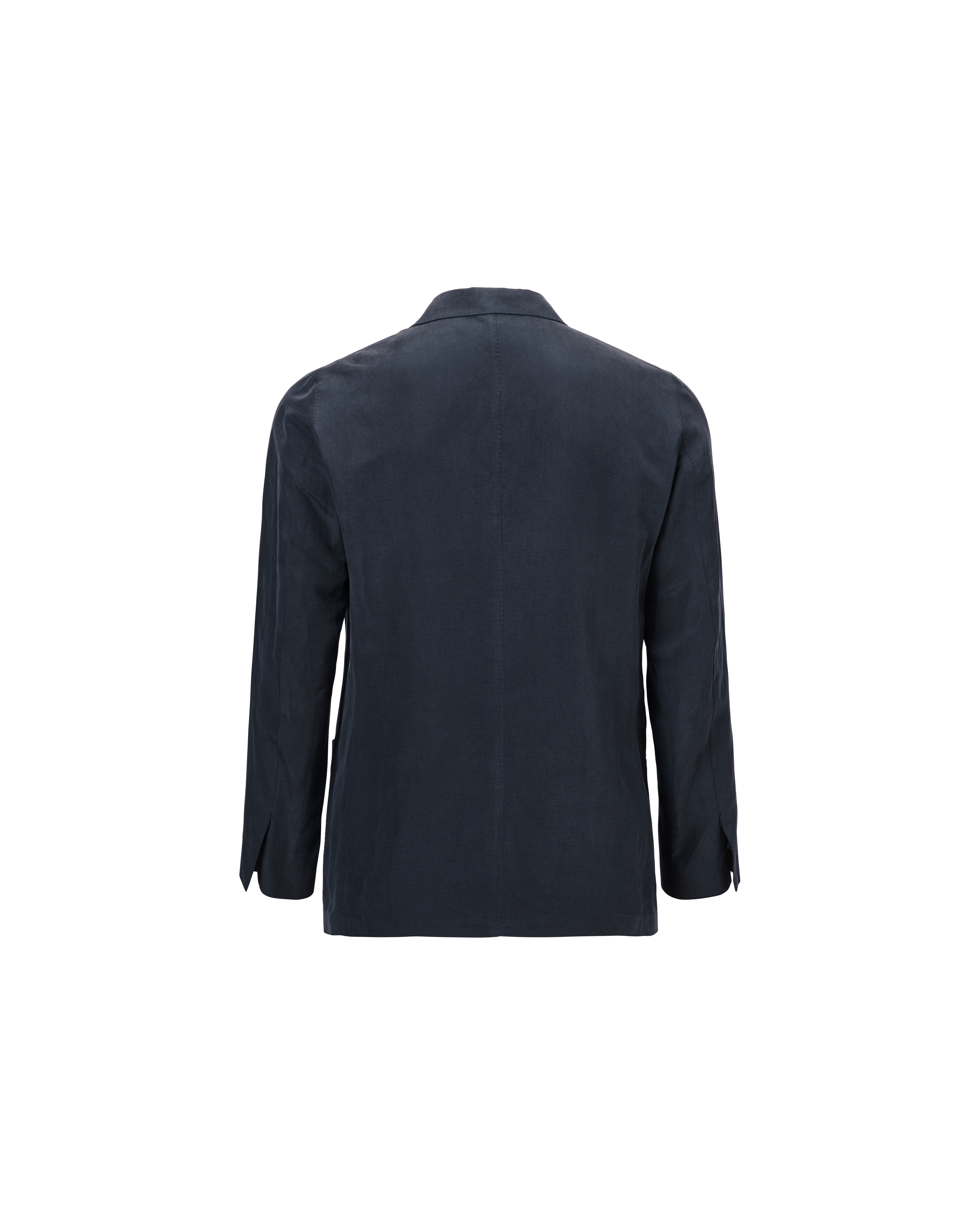 Slack Jacket - Navy Silk Linen