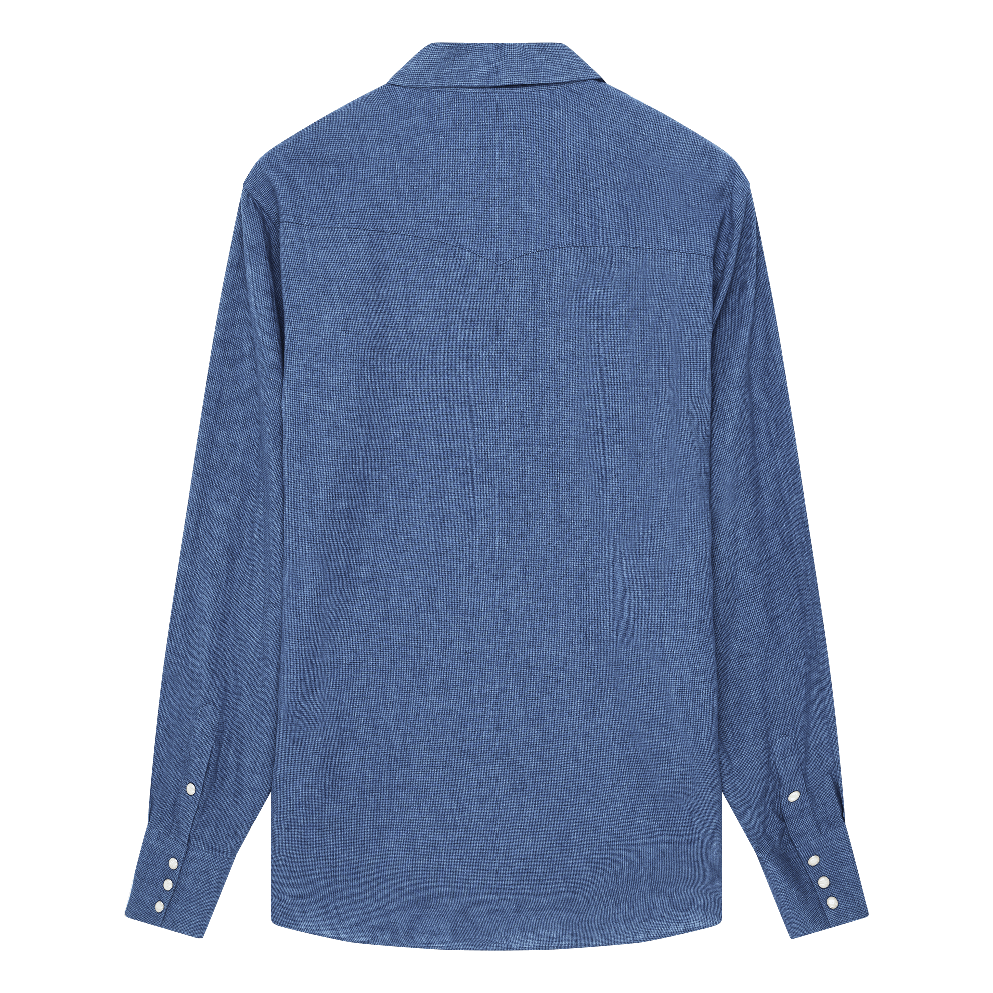 Western Shirt - Linen Check