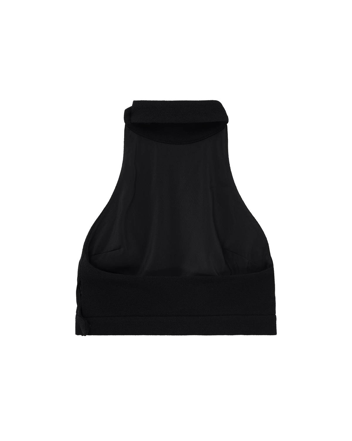 Gabrielle Crop - Black Crepe