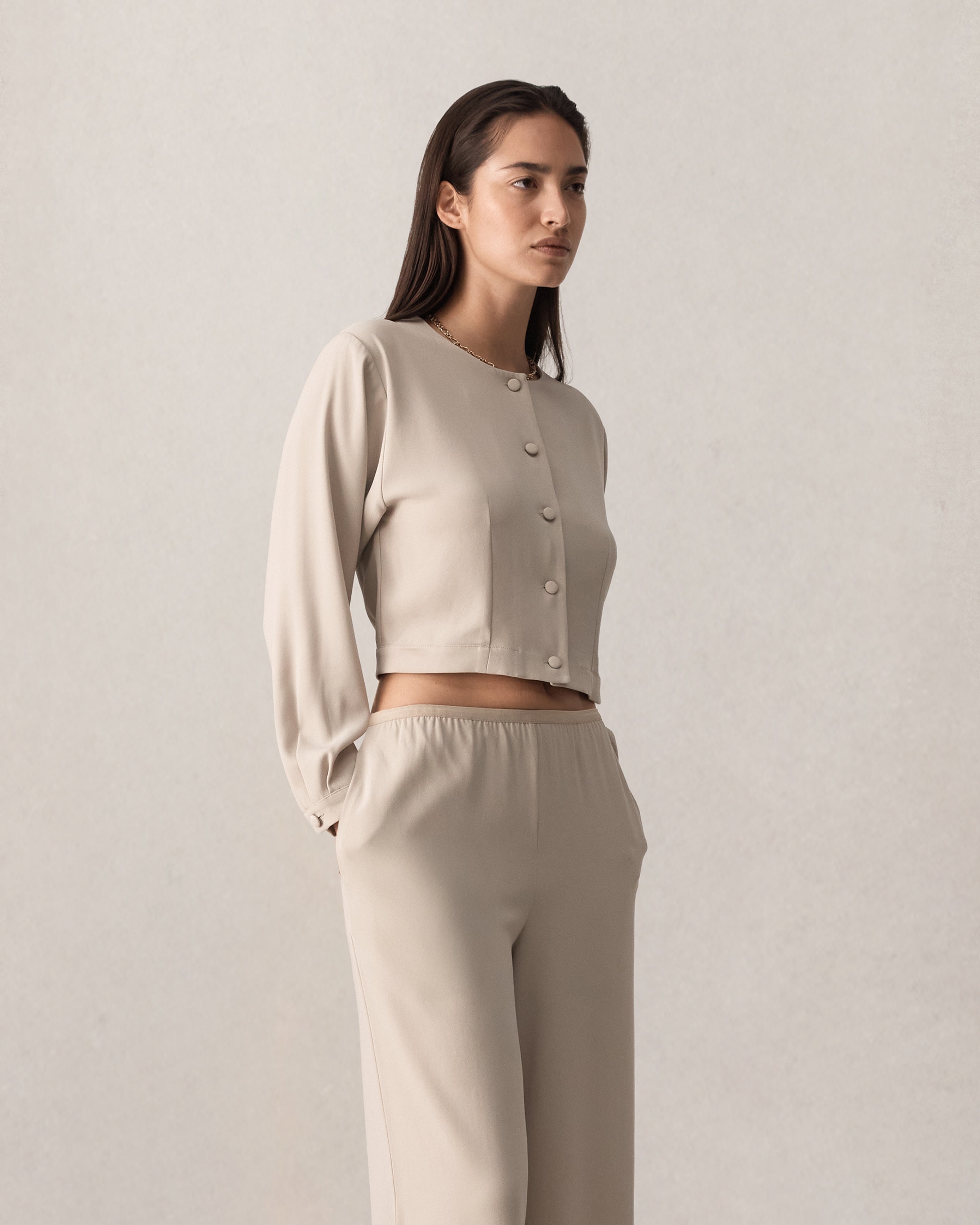 Florence Blouse - Greige