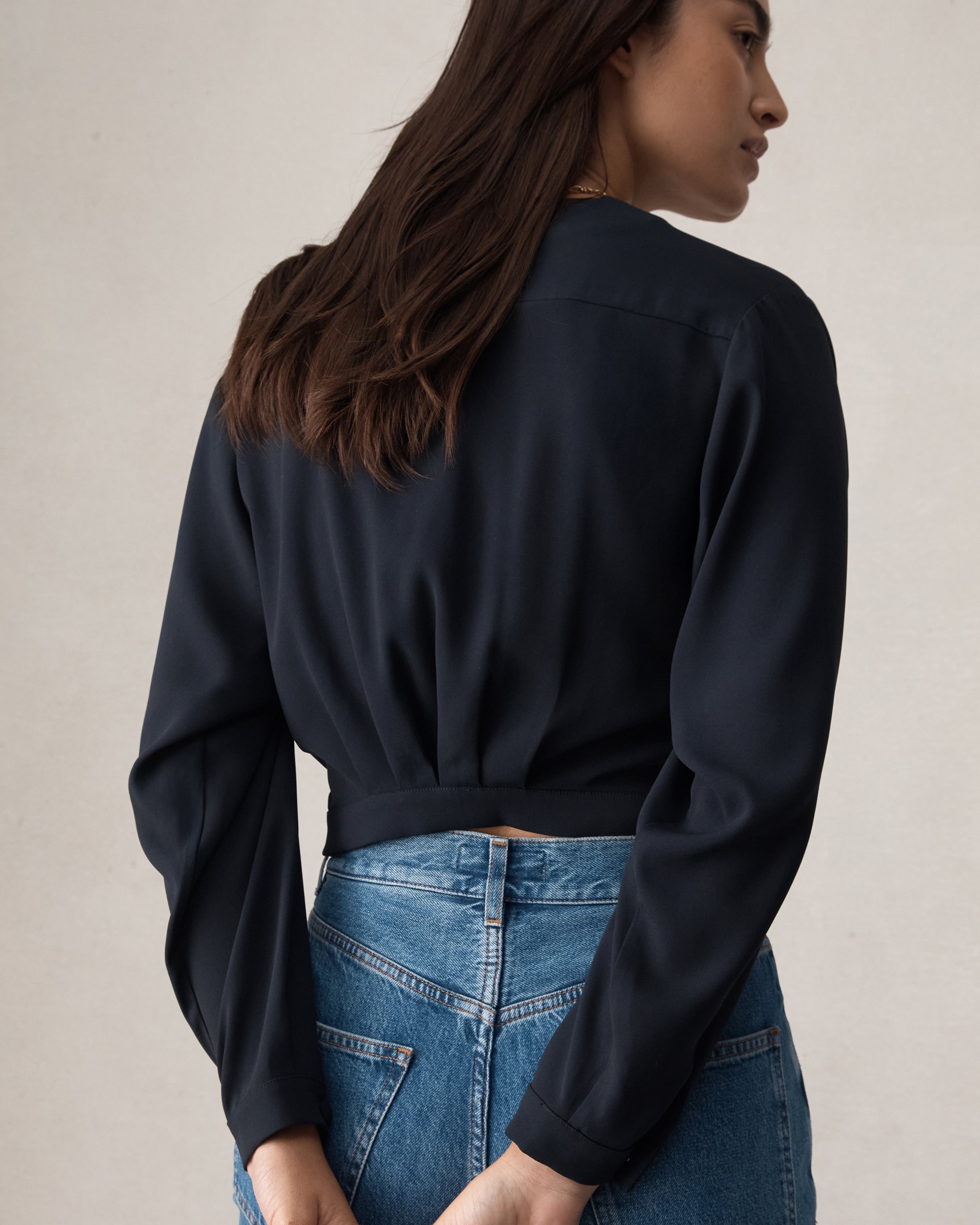 Florence Blouse - Navy
