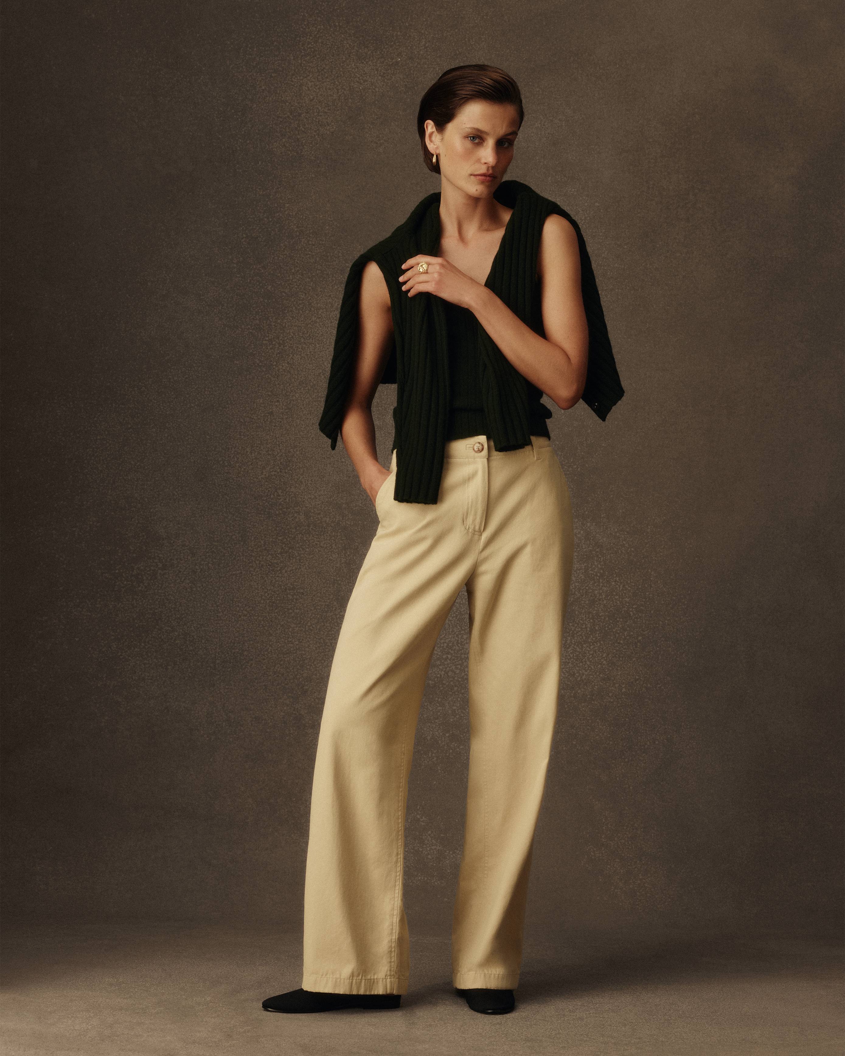Hendy Femme Trouser - Sand