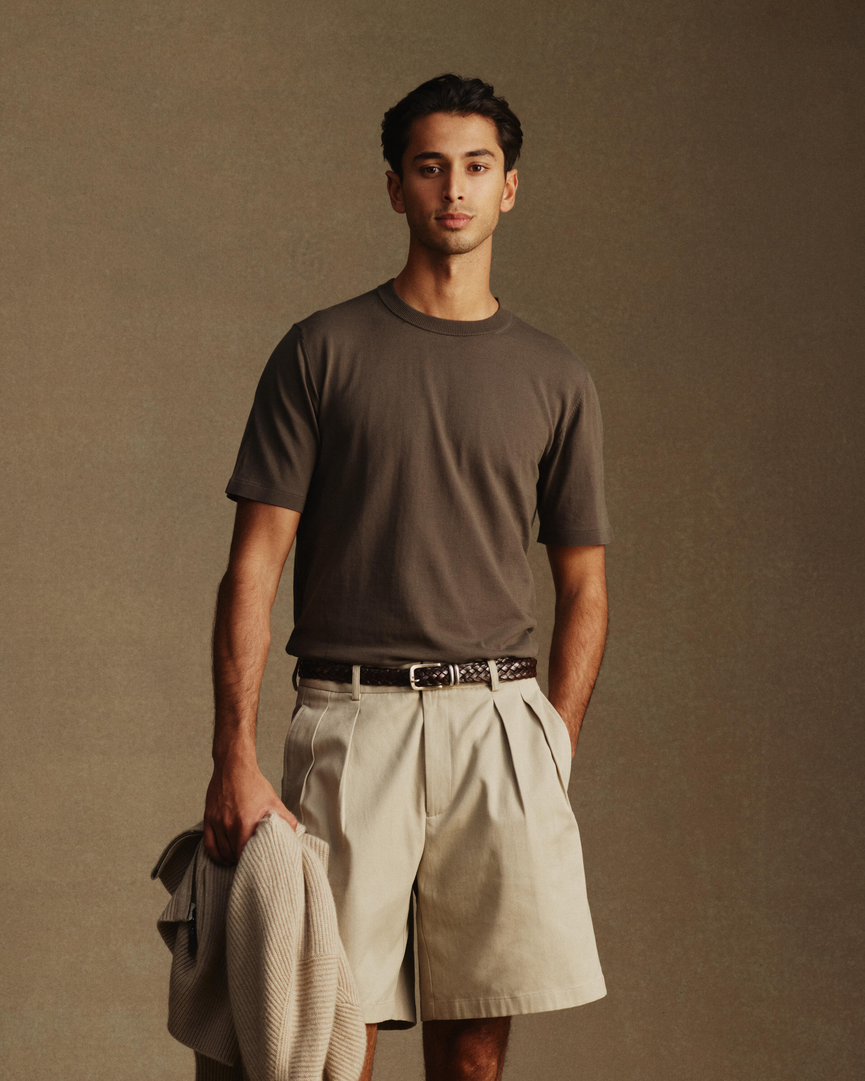 Ice Cotton Tee - Dark Moss