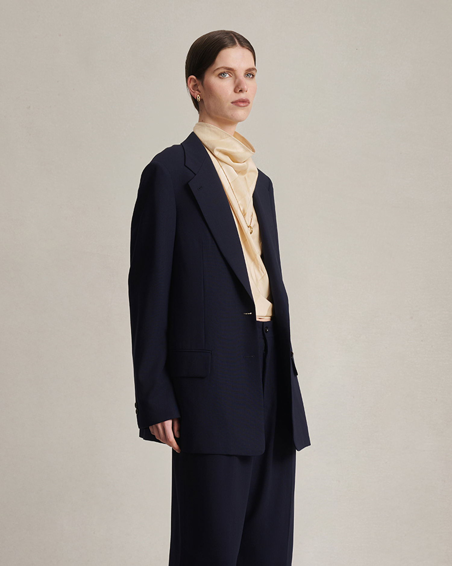 Ava Blazer - Dark Navy