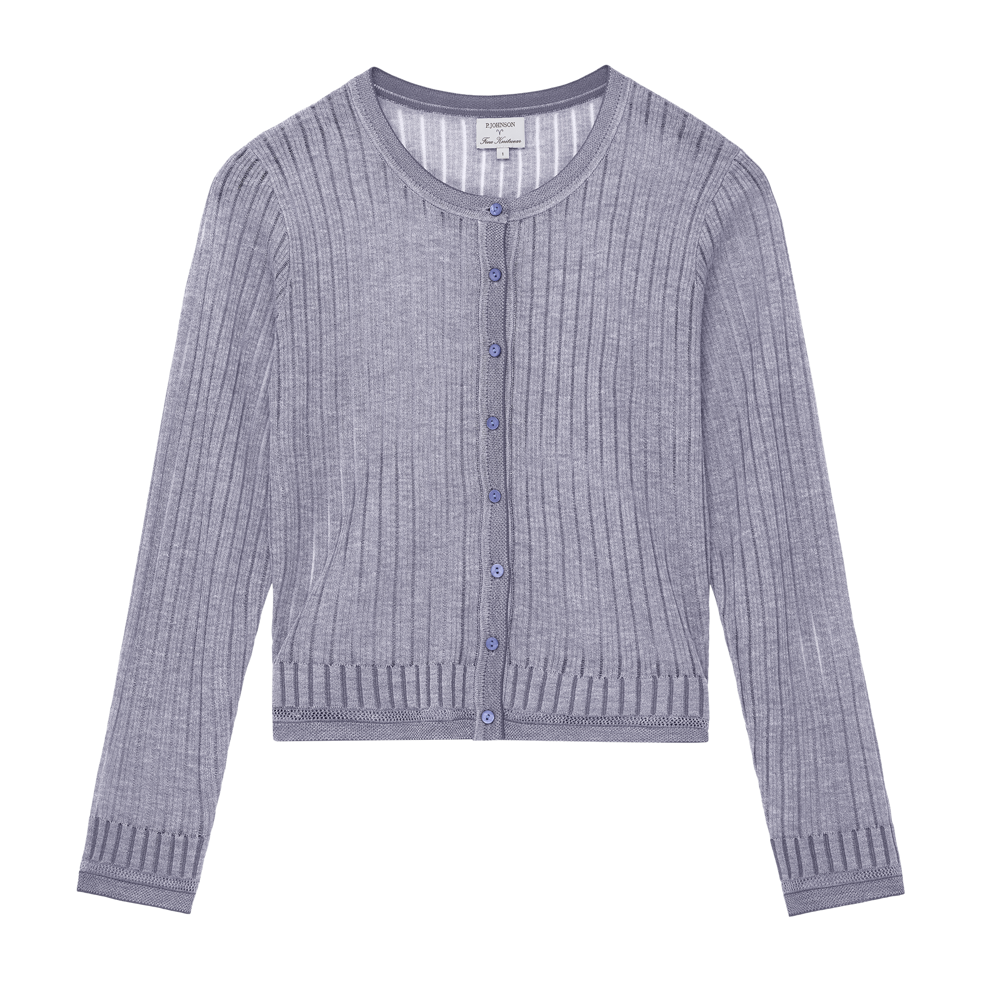 Edie Cardigan - Flores Blue