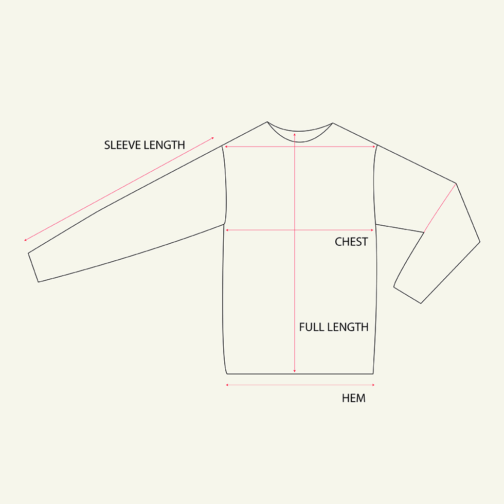 Merino Quarter Zip - Navy measurements