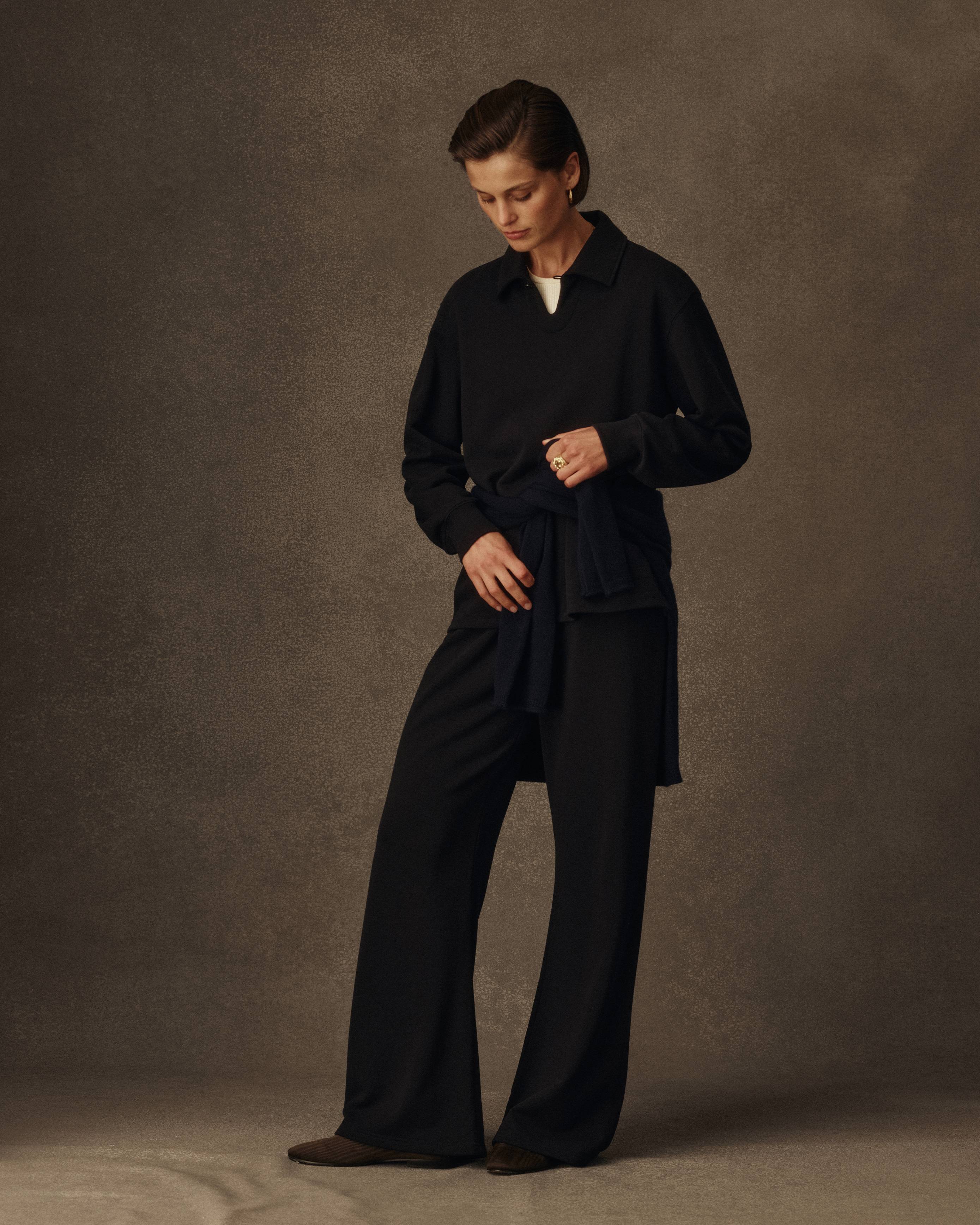 Manon Pullover - Navy Terry