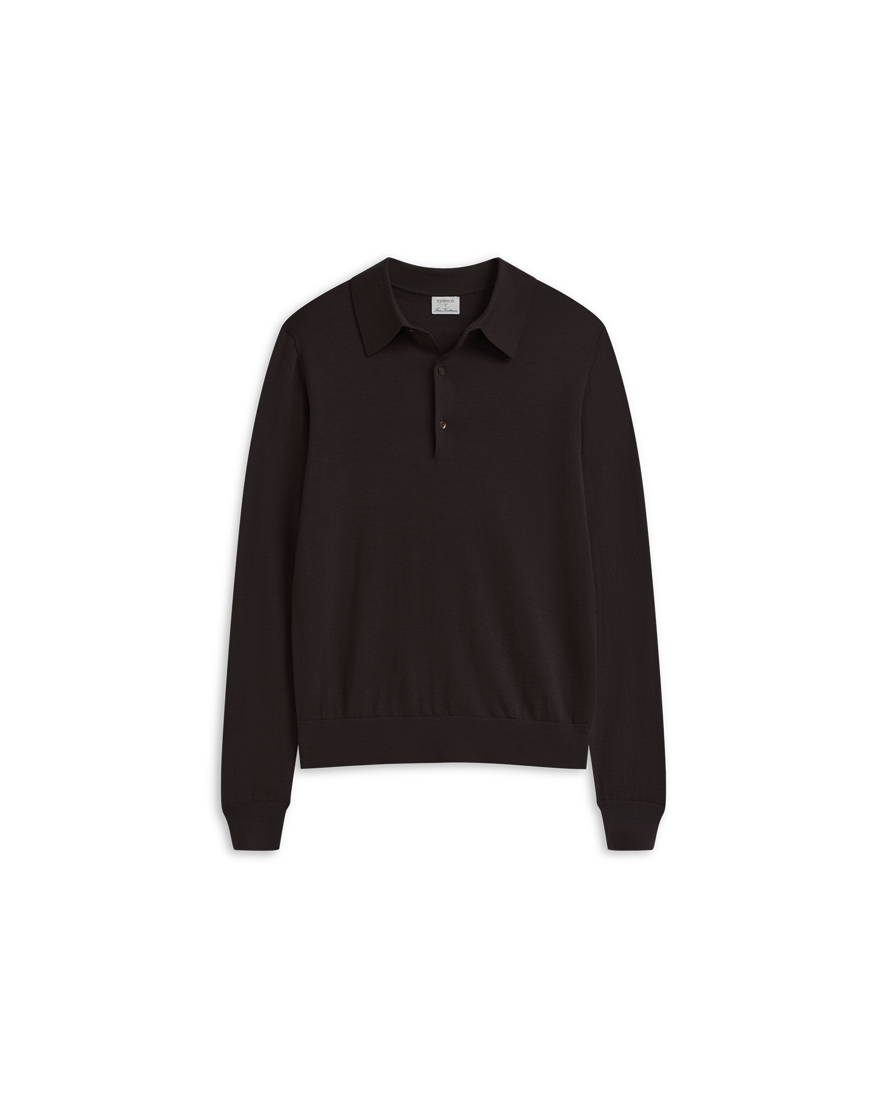 Merino Polo - Espresso