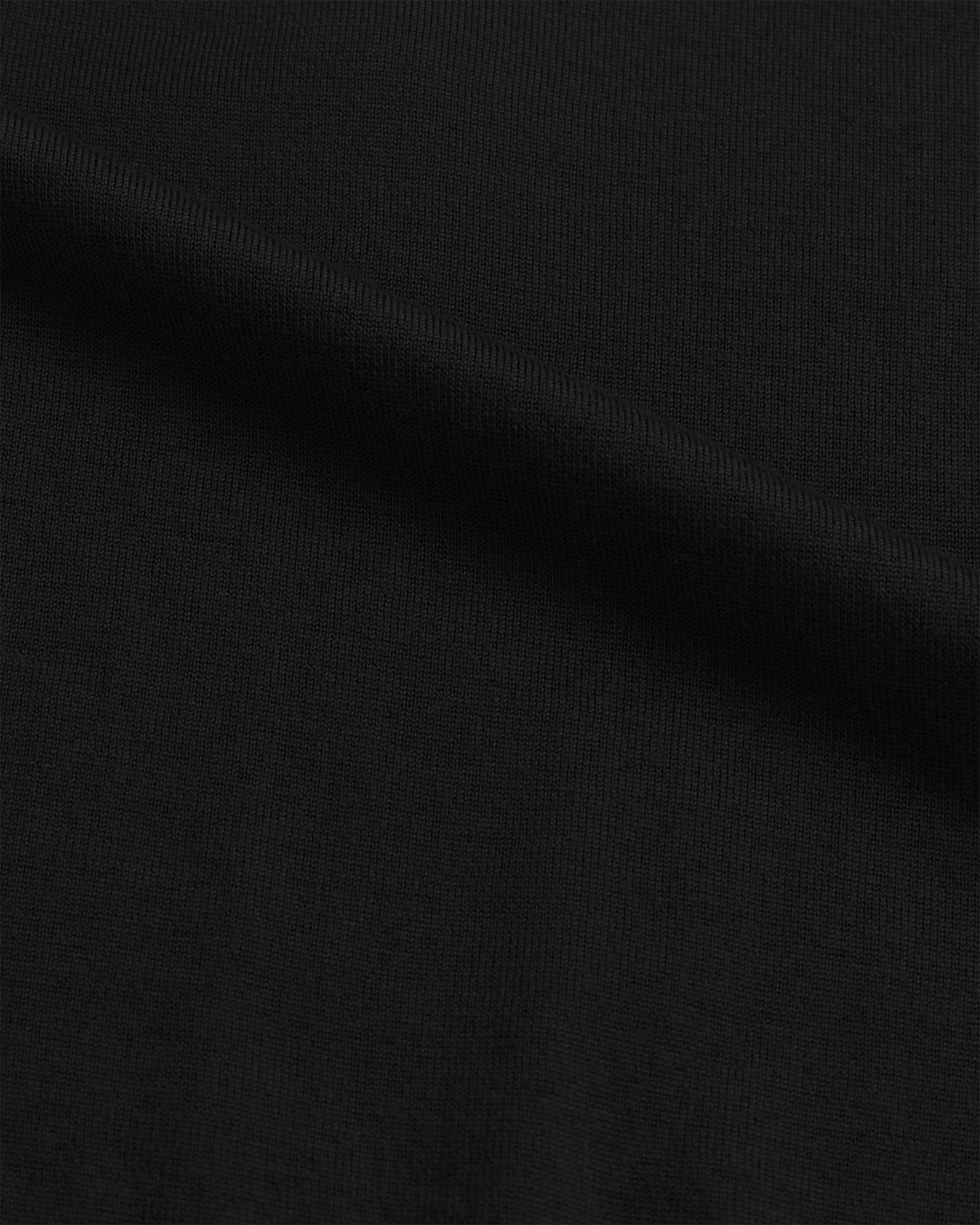 Merino Quarter Zip - Black