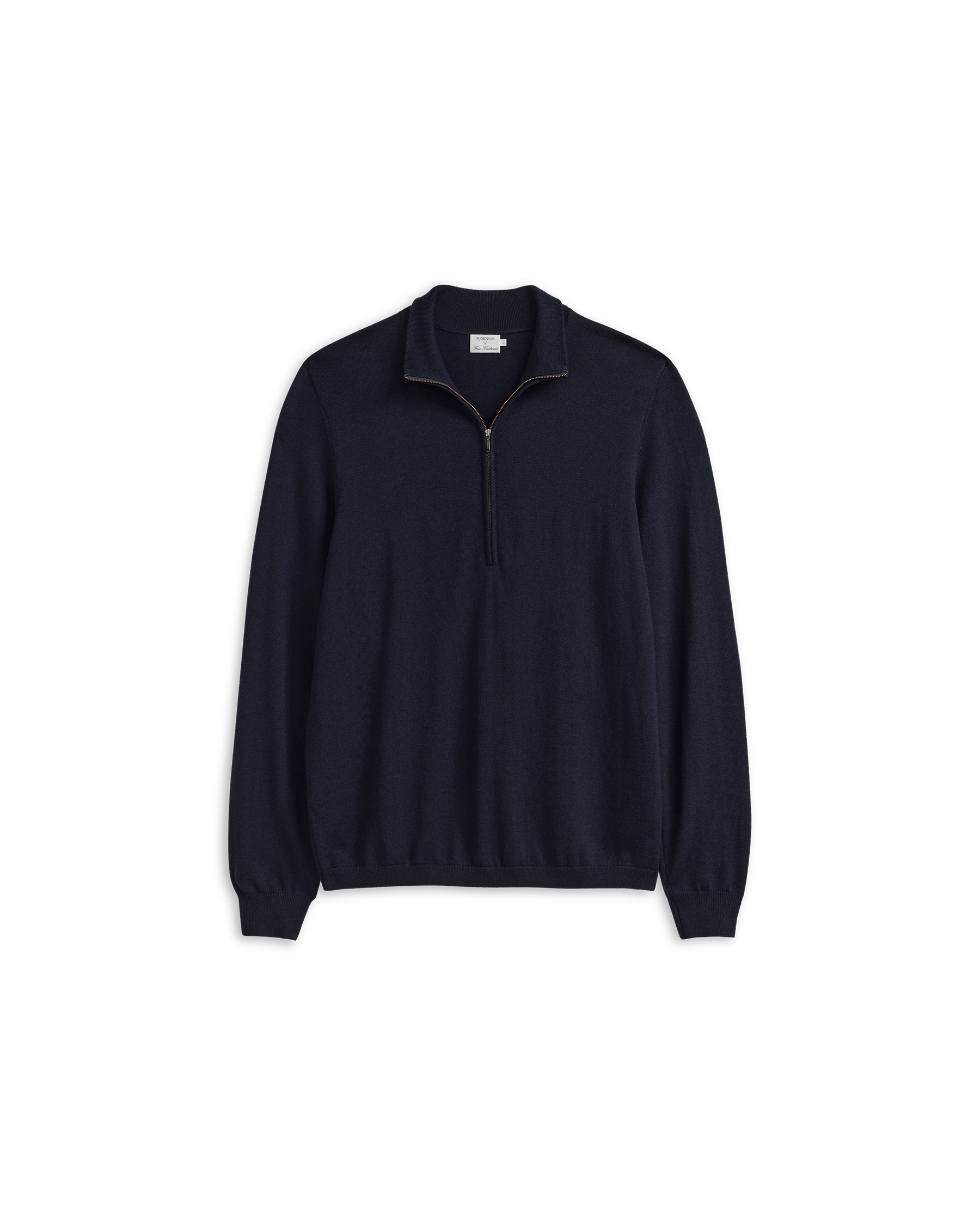 Merino Quarter Zip - Navy
