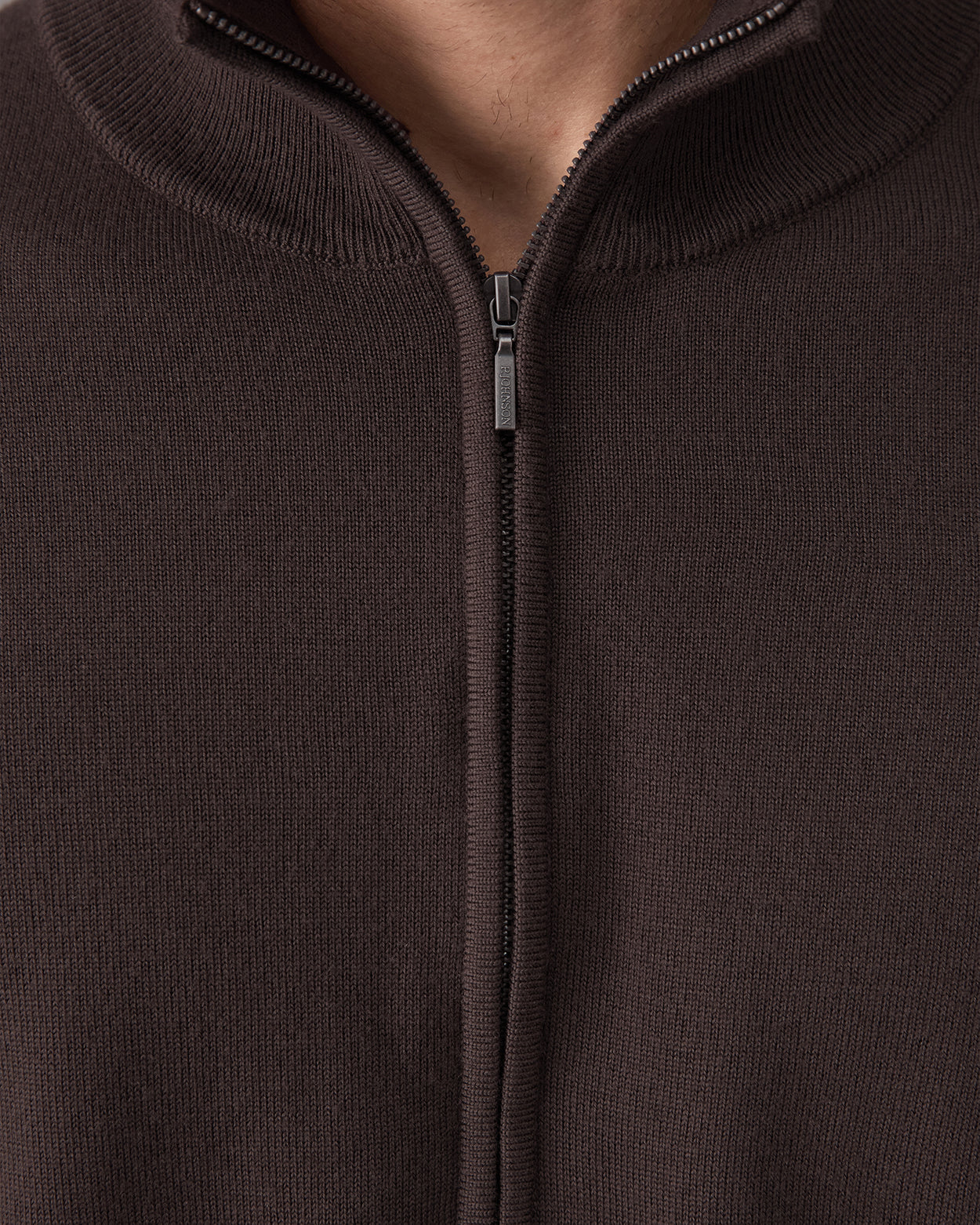 Merino Quarter Zip - Espresso