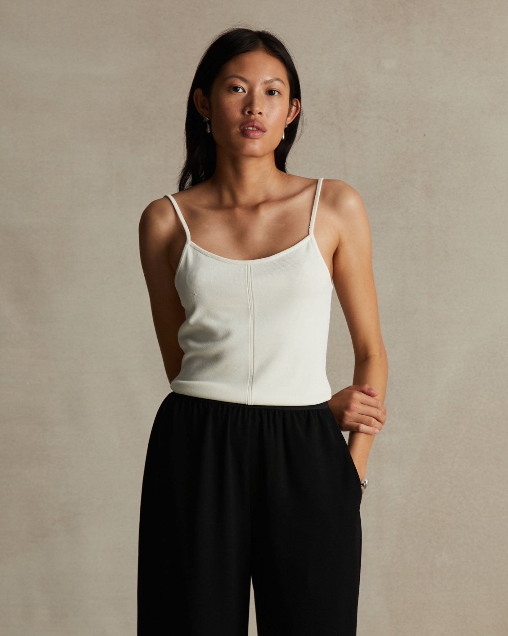 Off White Lucia Camisole | P Johnson