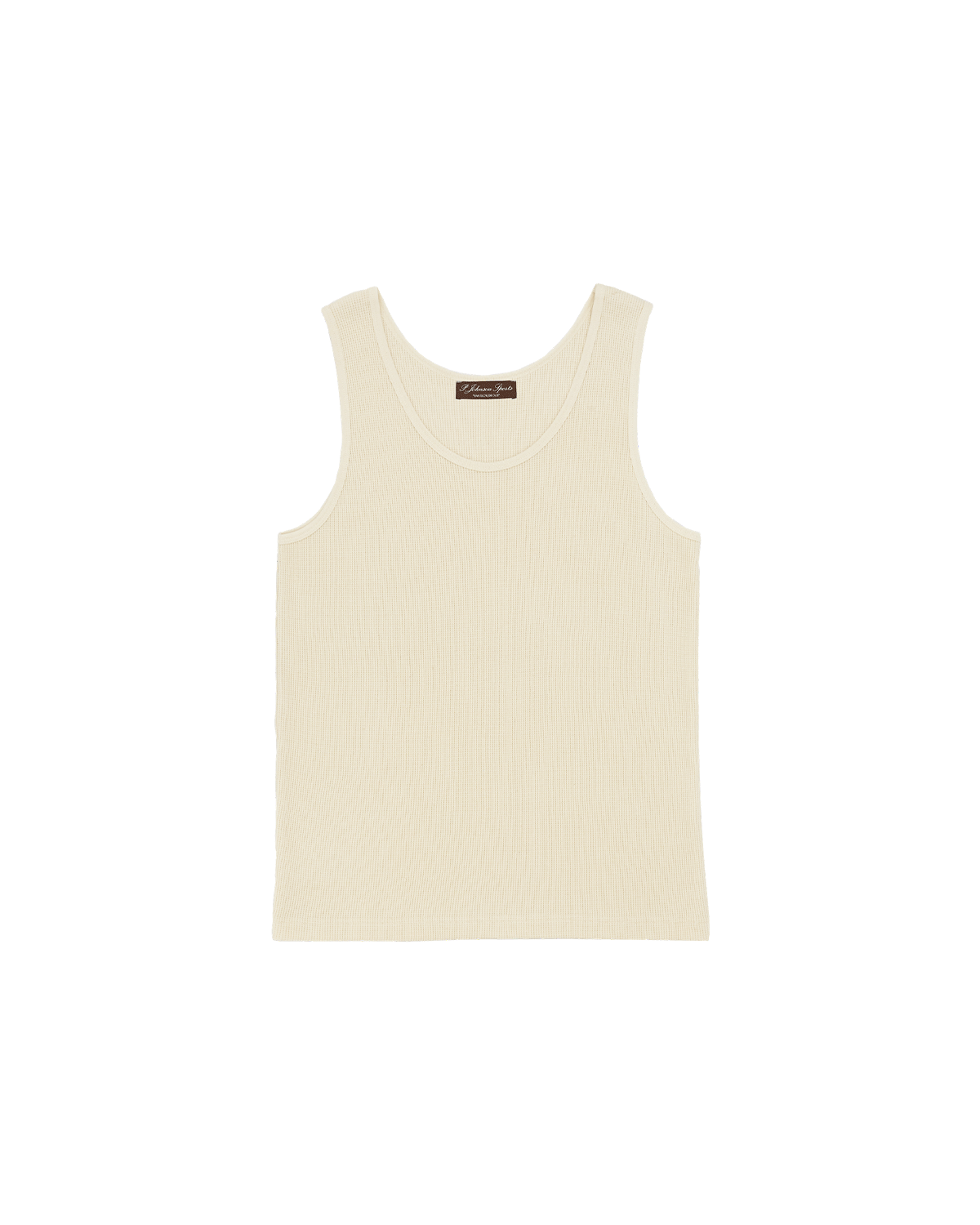 Beige Waffle Tank