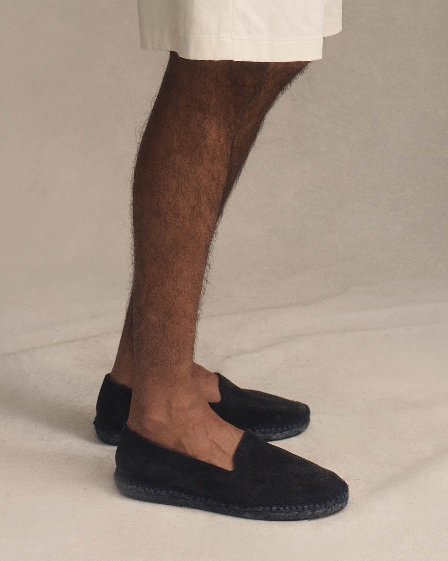 Suede Tonal Espadrille - Navy | P Johnson