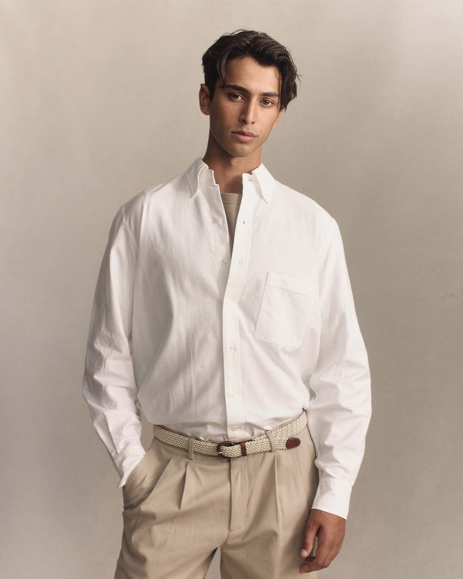 Oxford Shirt - White | P Johnson