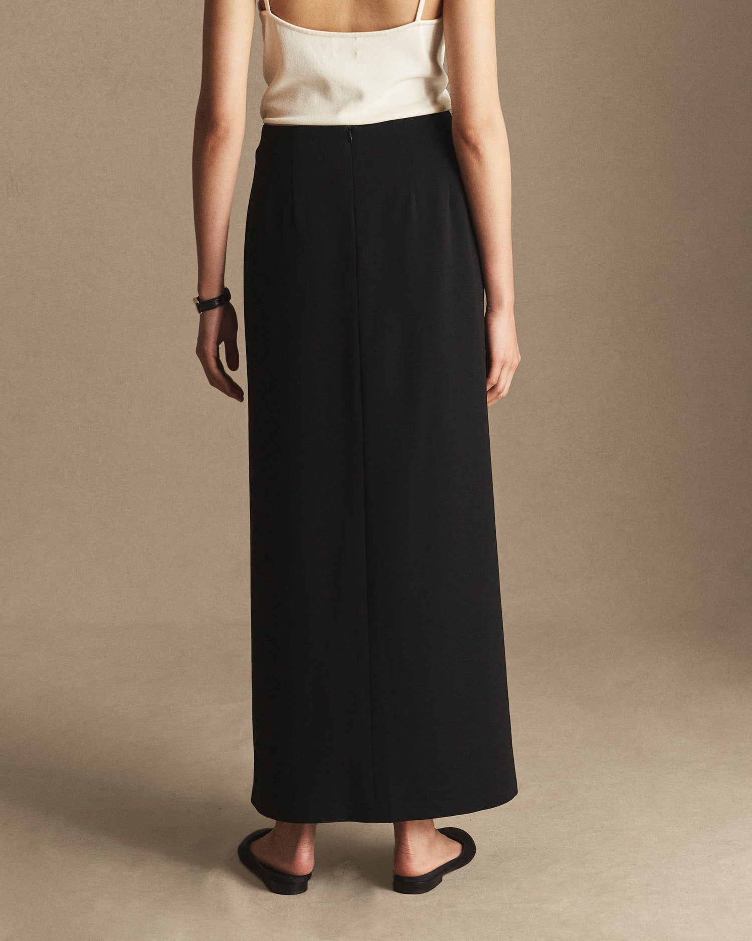 Scarlet Midi Skirt - Black
