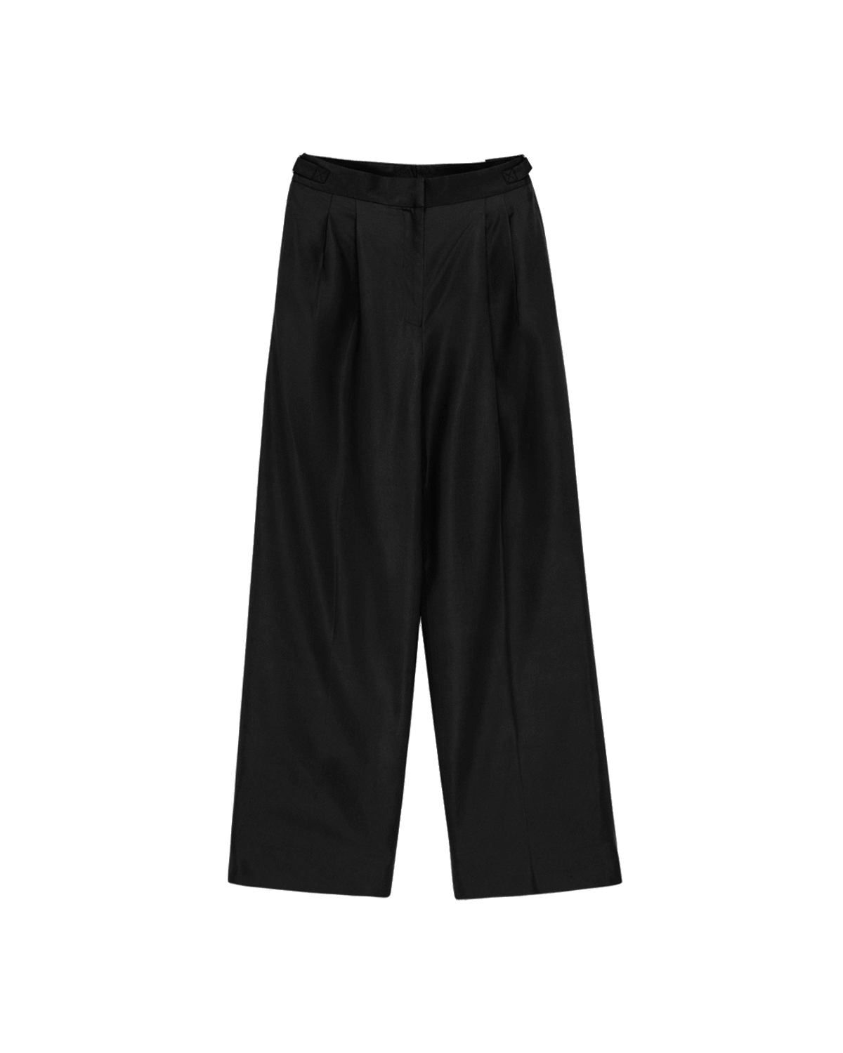 Perriand Trouser - Black Dupioni