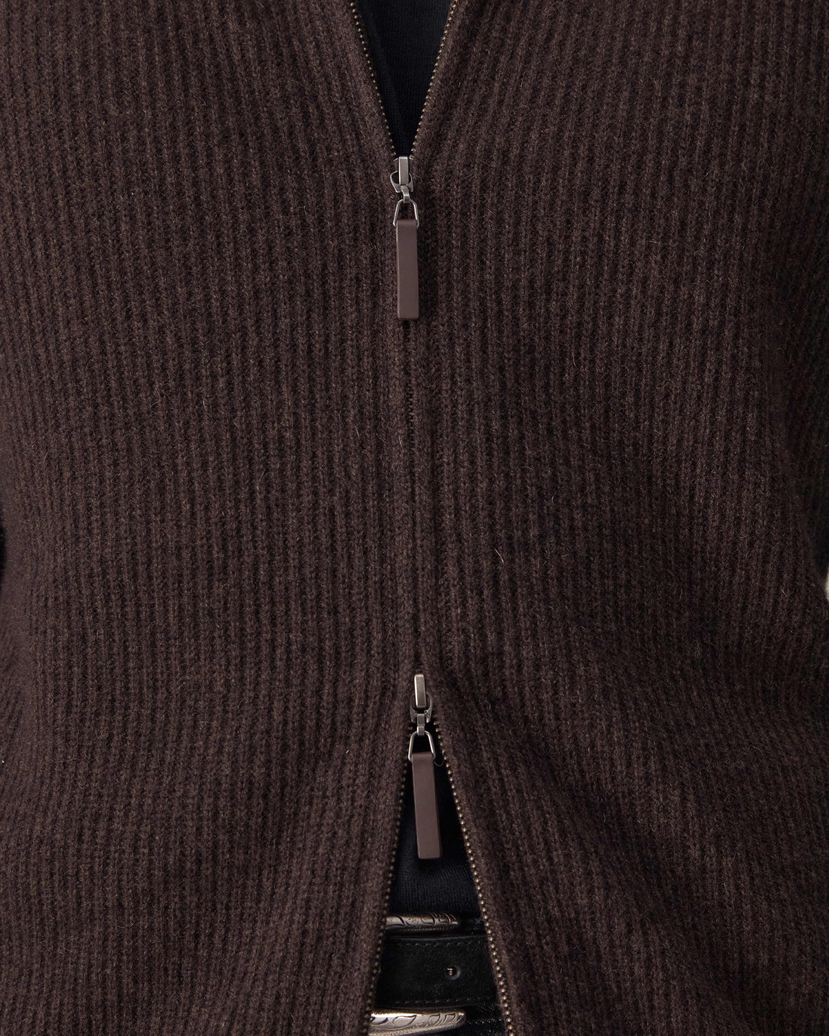 Royal Cashmere Cardigan - Umber