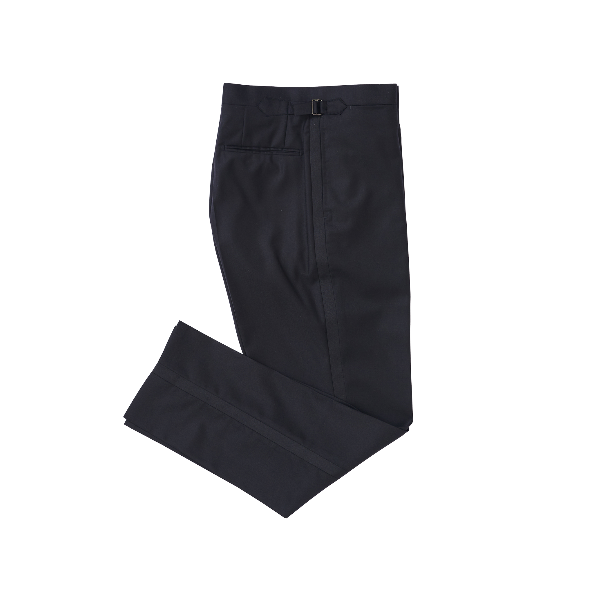 P Johnson Black Tuxedo Trousers