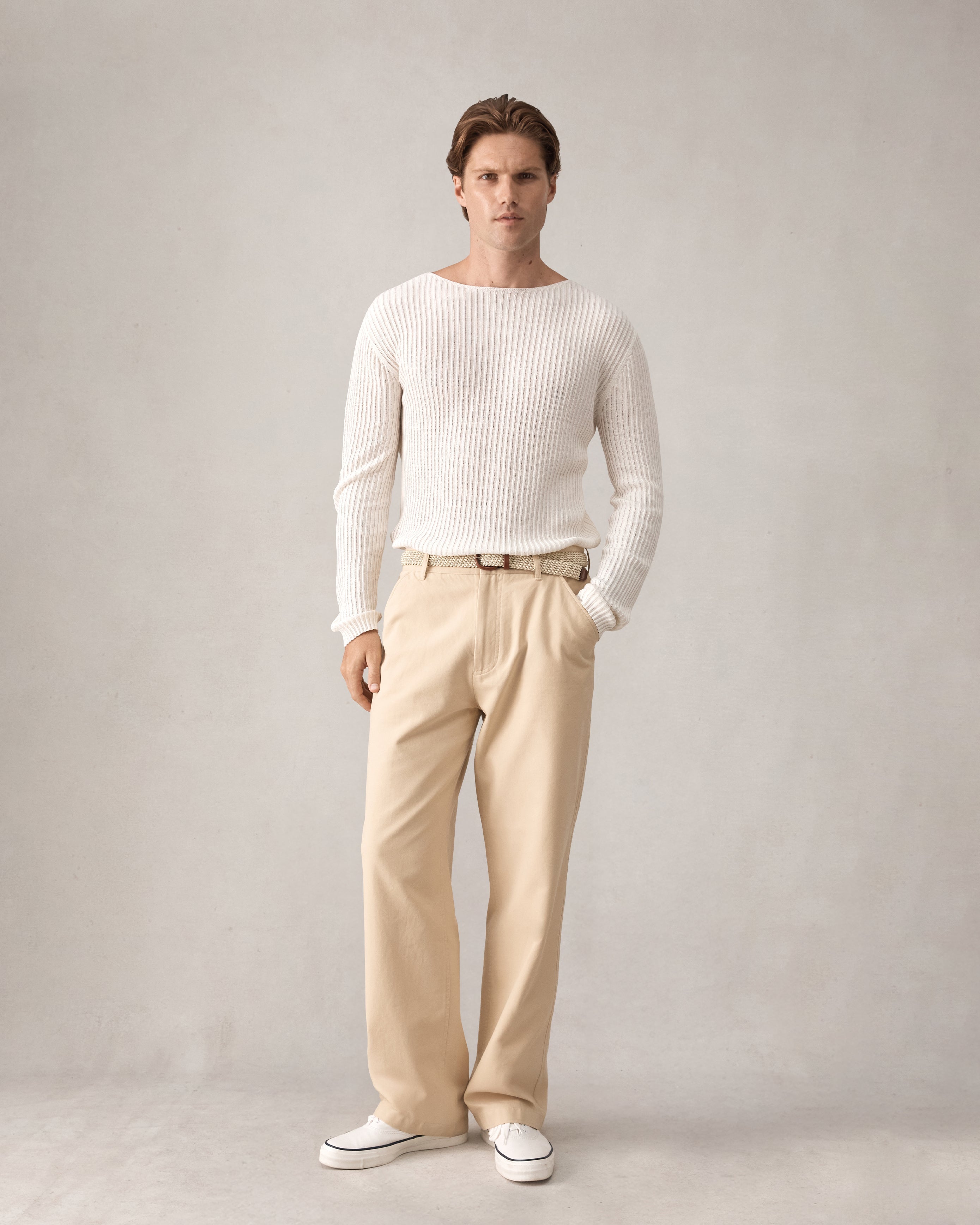 Somerset Knit - White