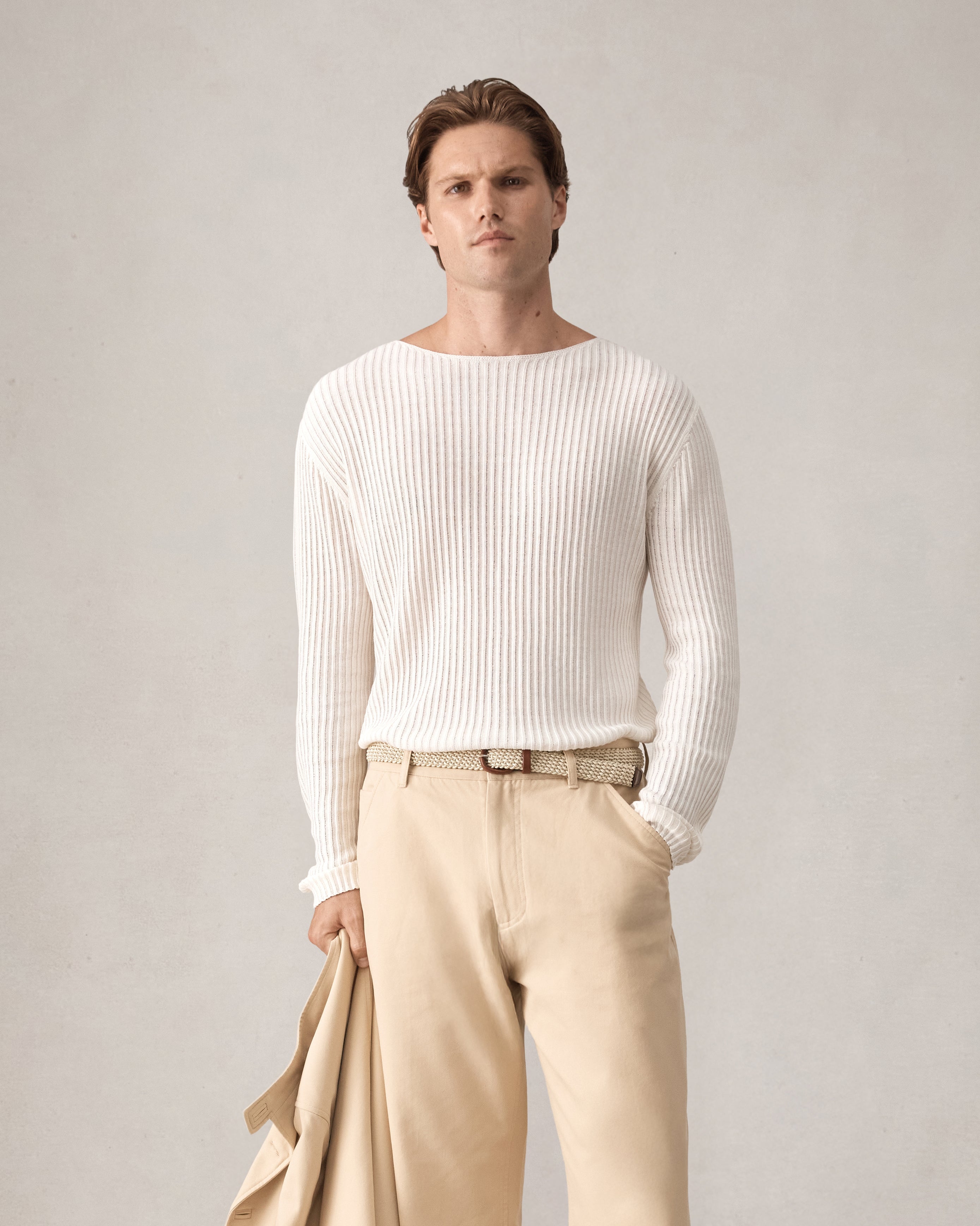 Somerset Knit - White