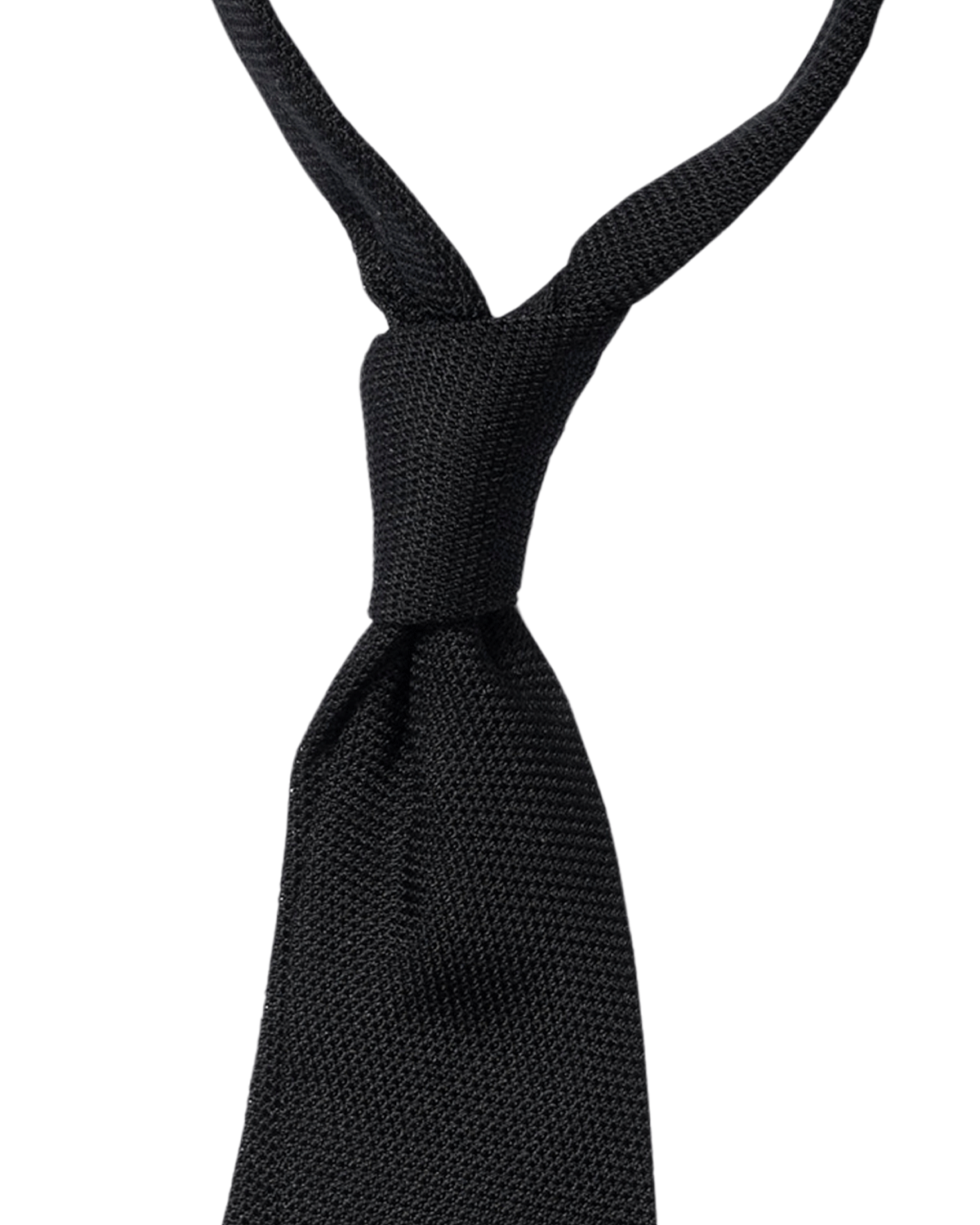 Black Small Grenadine Tie