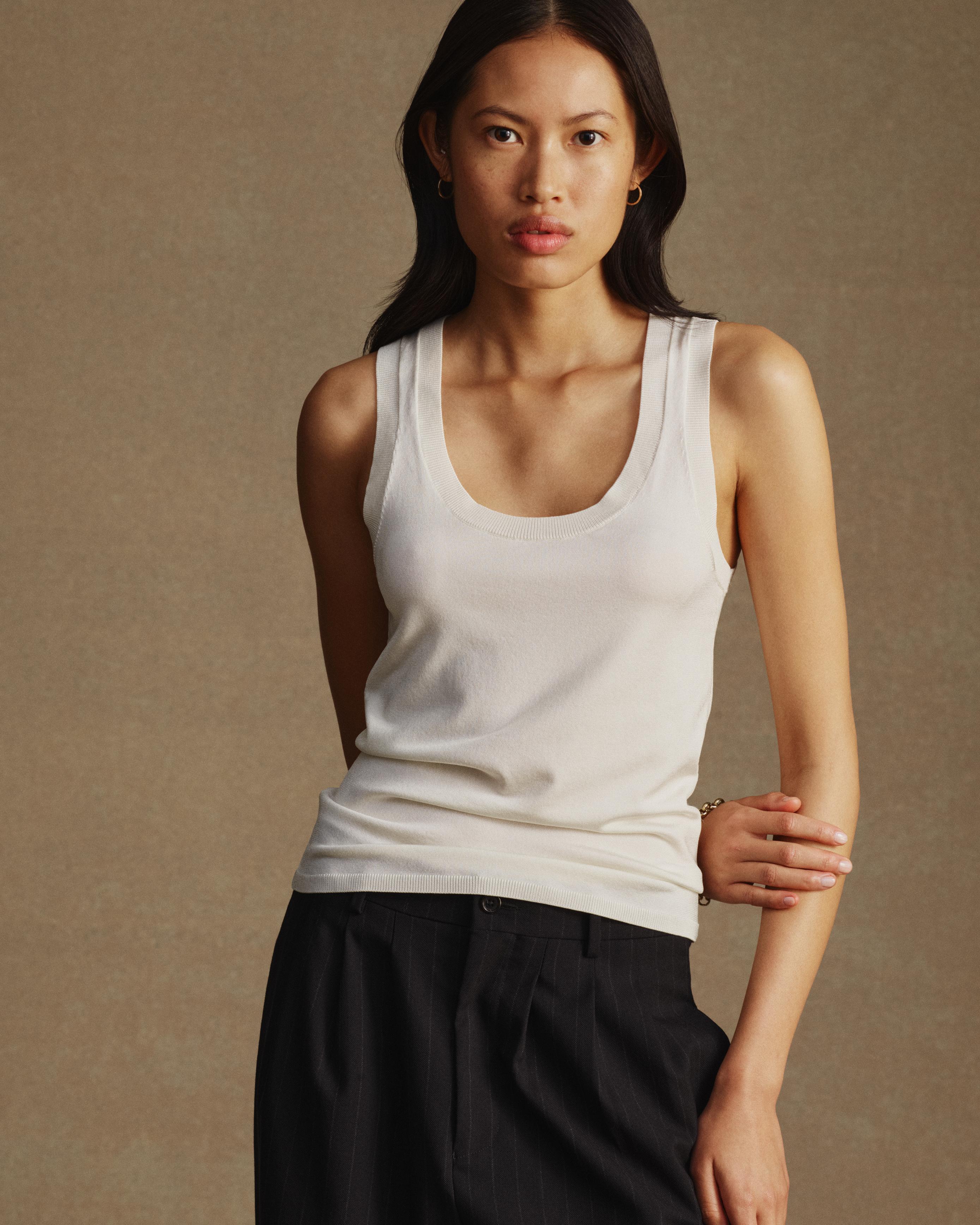 Tessa Tank - White