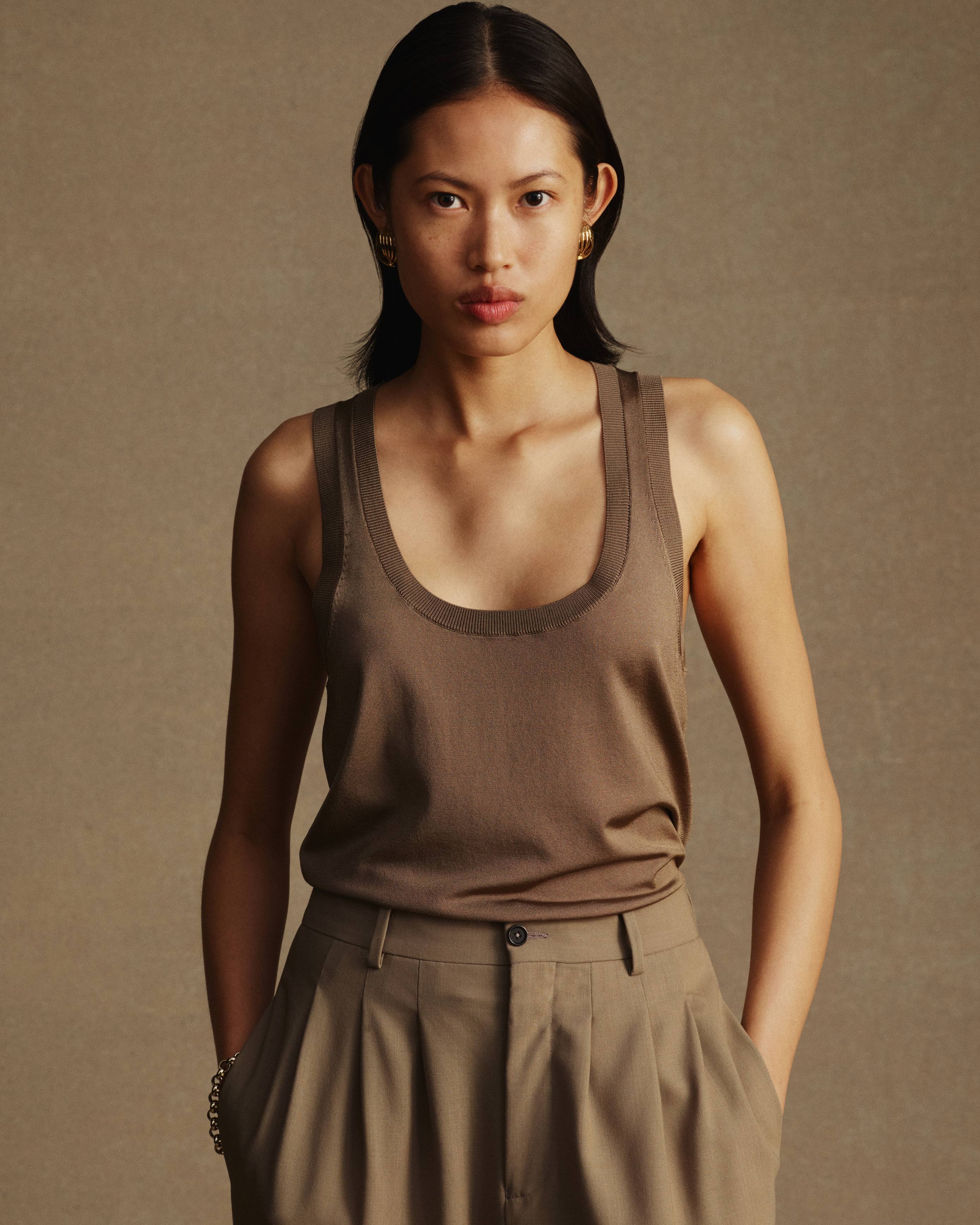 Tessa Tank - Olive