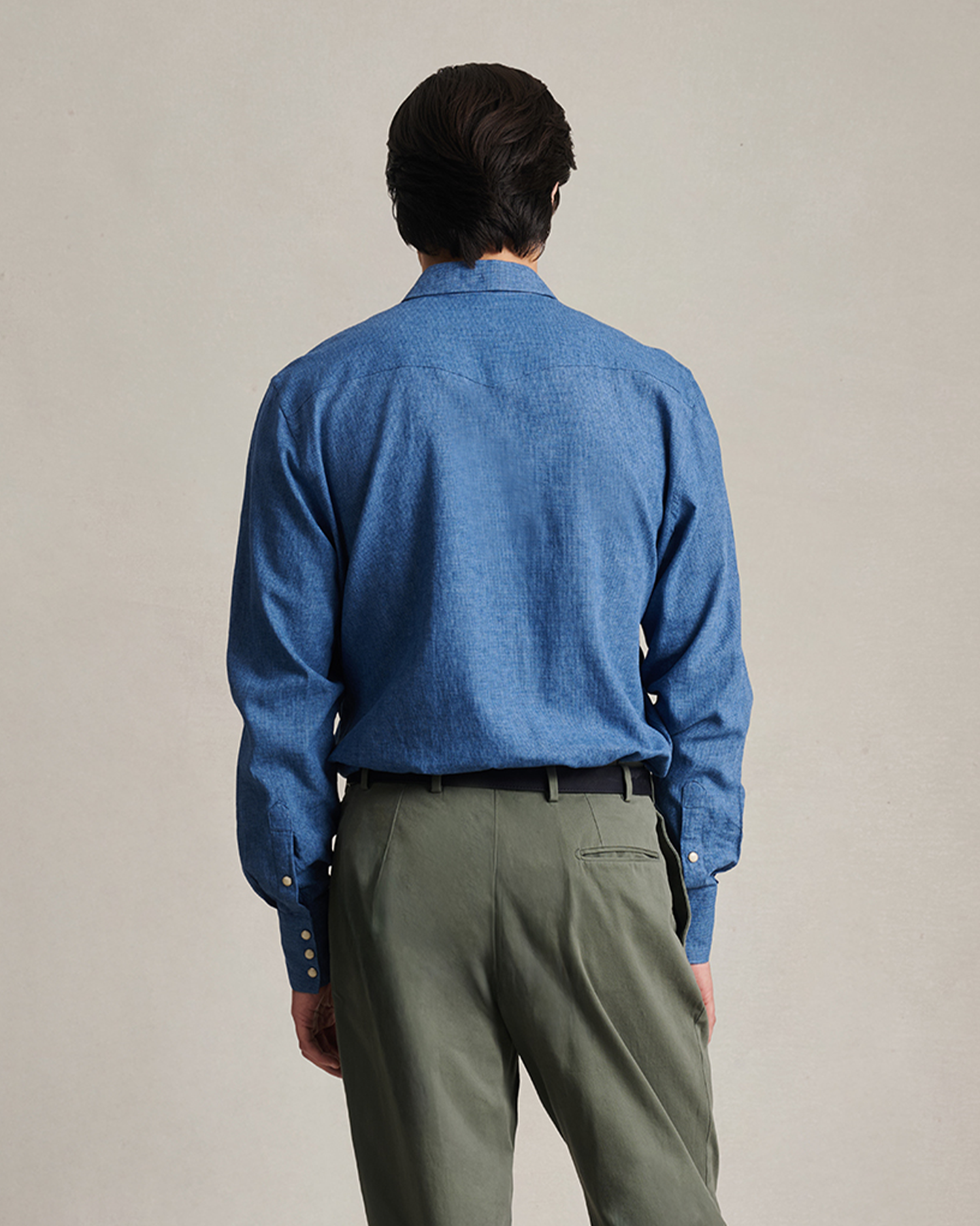 Western Shirt - Linen Check