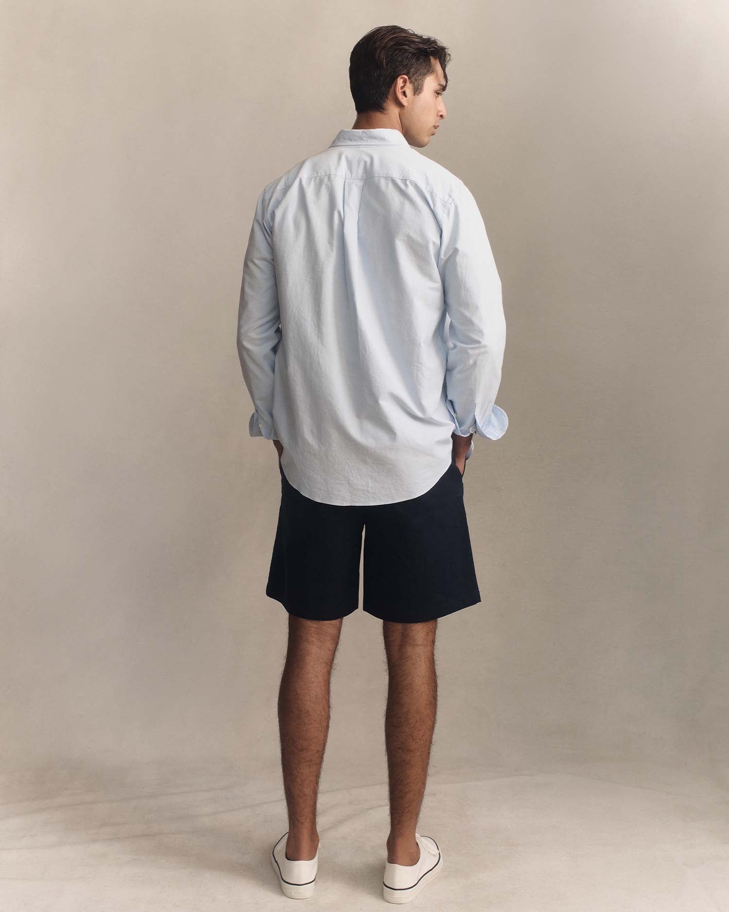 Oxford Shirt - Light Blue | P Johnson