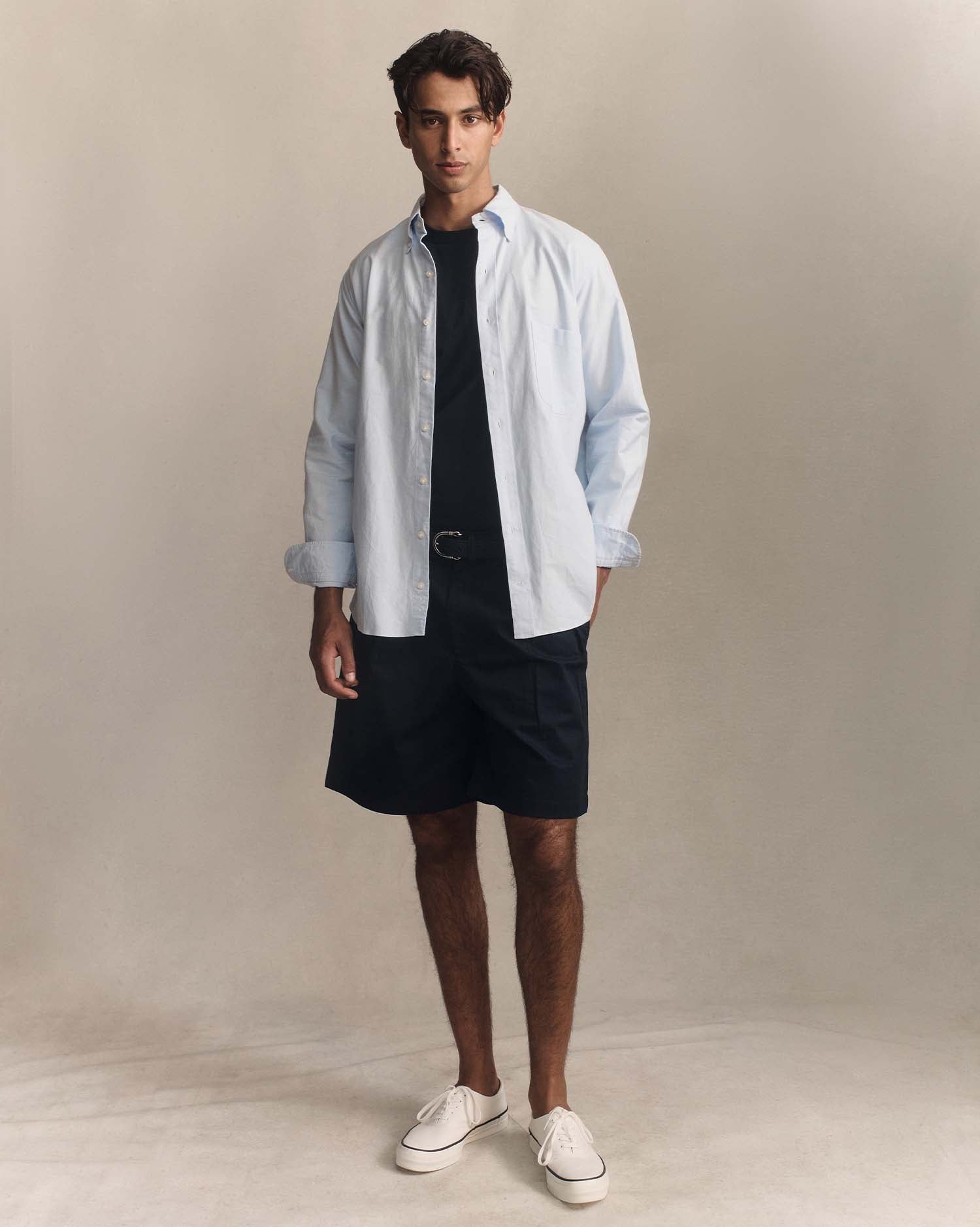 Oxford Shirt - Light Blue | P Johnson