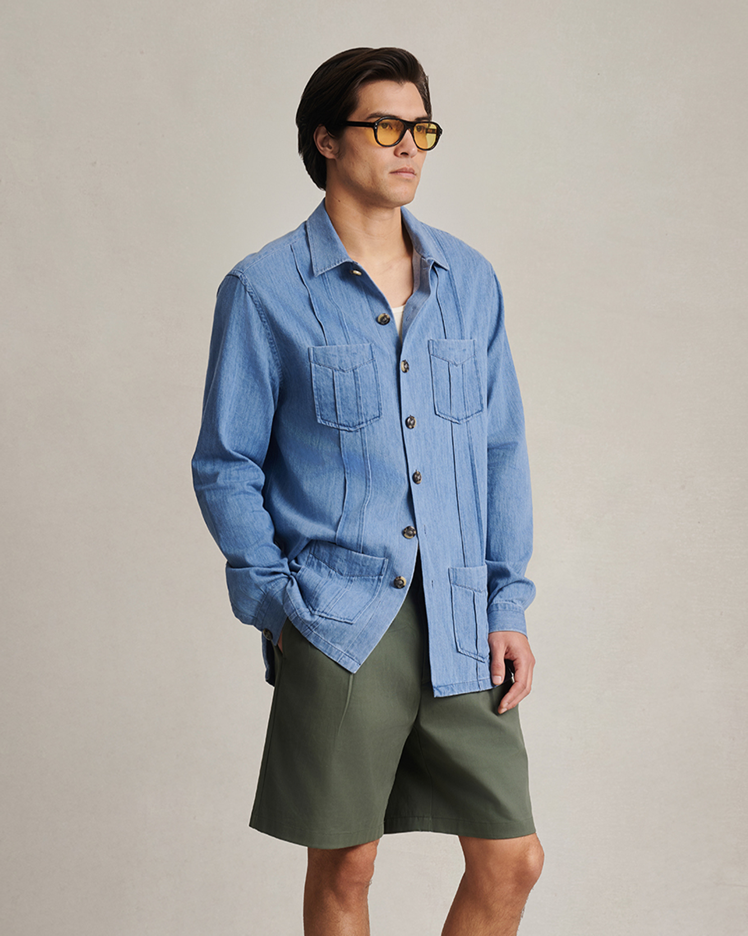 Havana Shirt - Light Denim