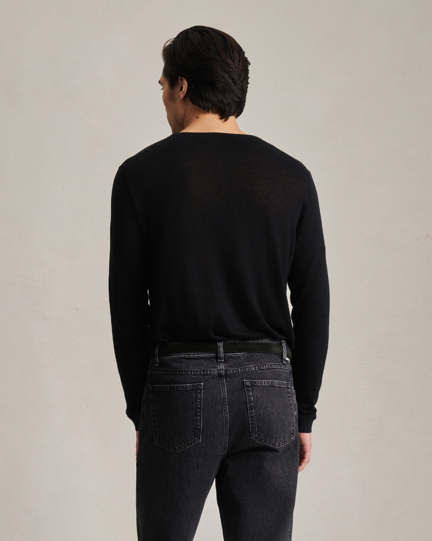 Linen Sweater - Black
