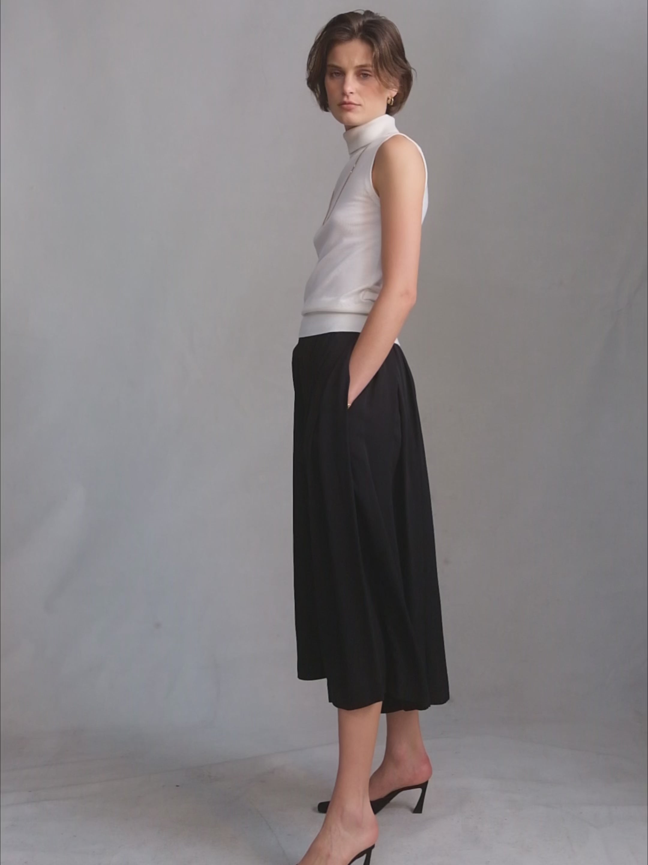 Cass Culottes - Black | P Johnson
