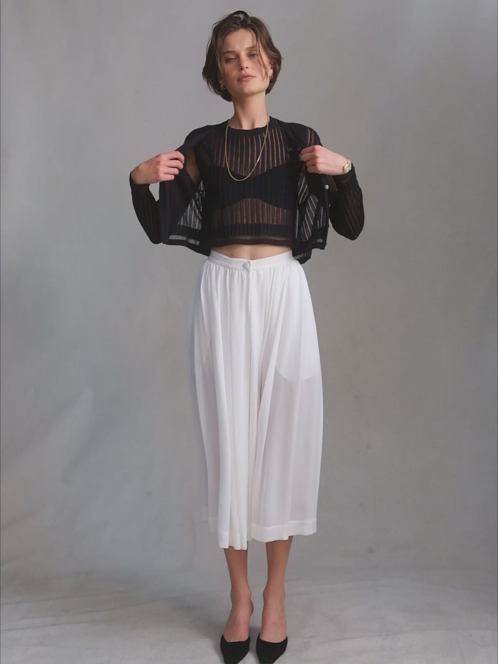Cass Culottes - White | P Johnson