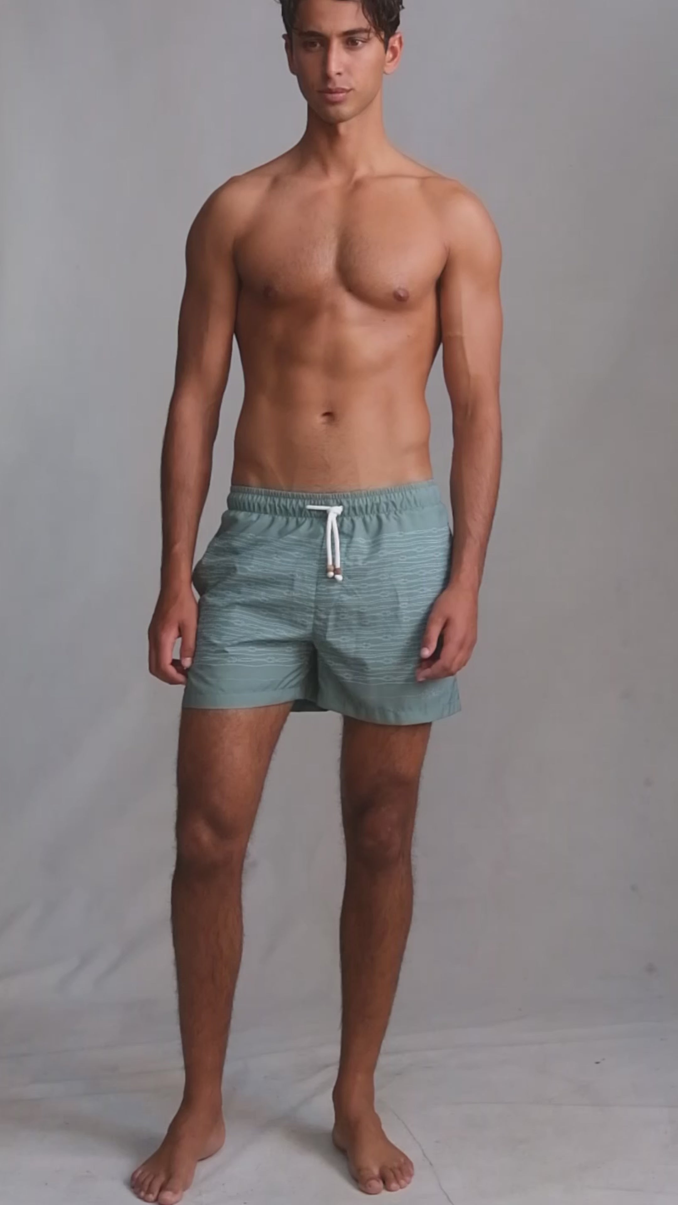 Rope Swim Shorts - Seafoam | P Johnson