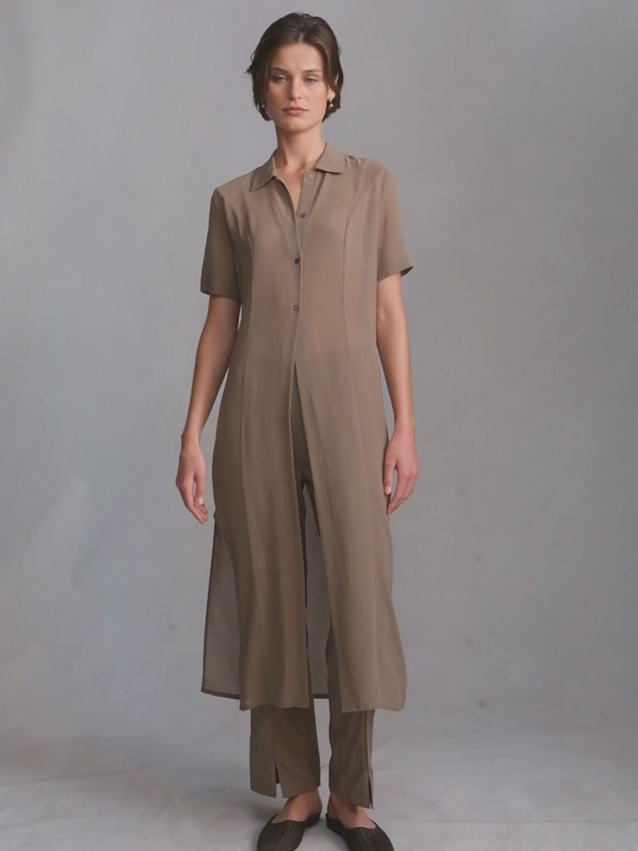 Carla Tunic - Taupe | P Johnson