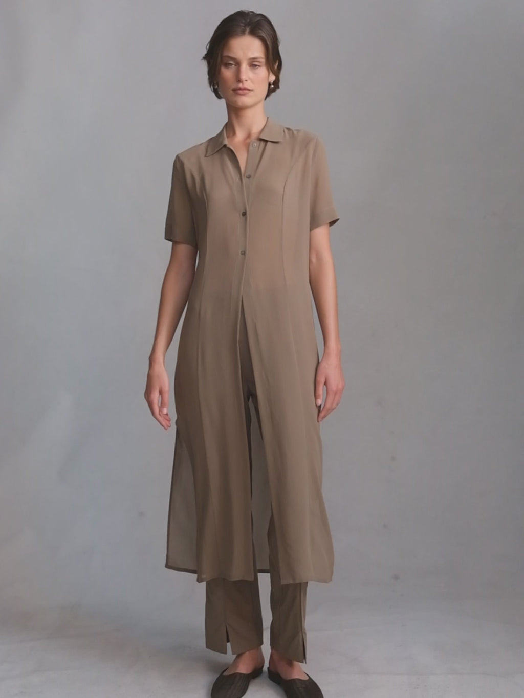 Carla Tunic - Taupe | P Johnson