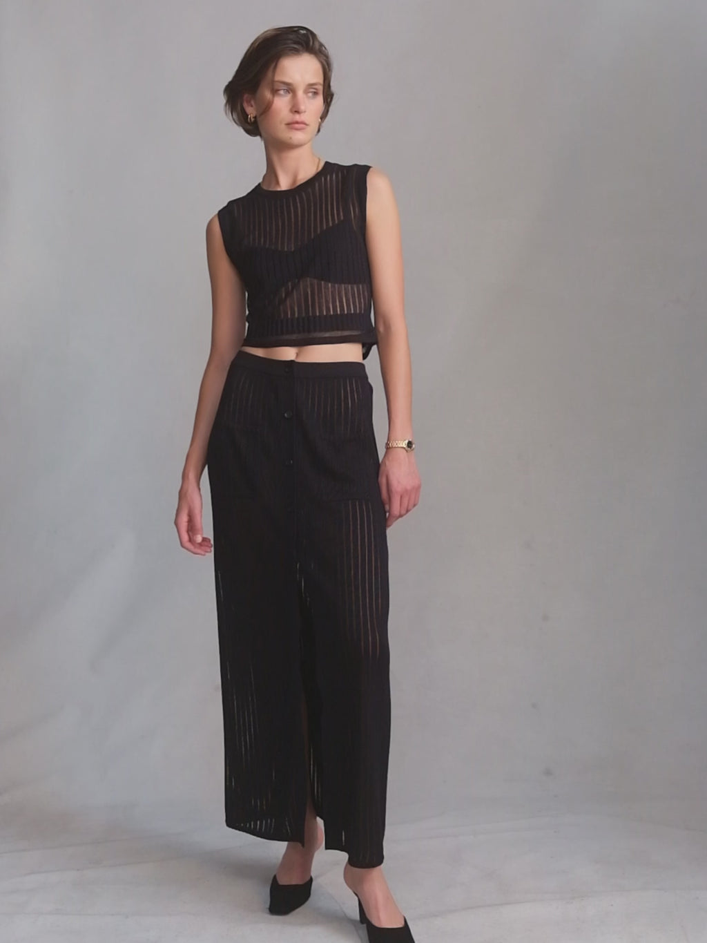Edie Skirt - Black | P Johnson